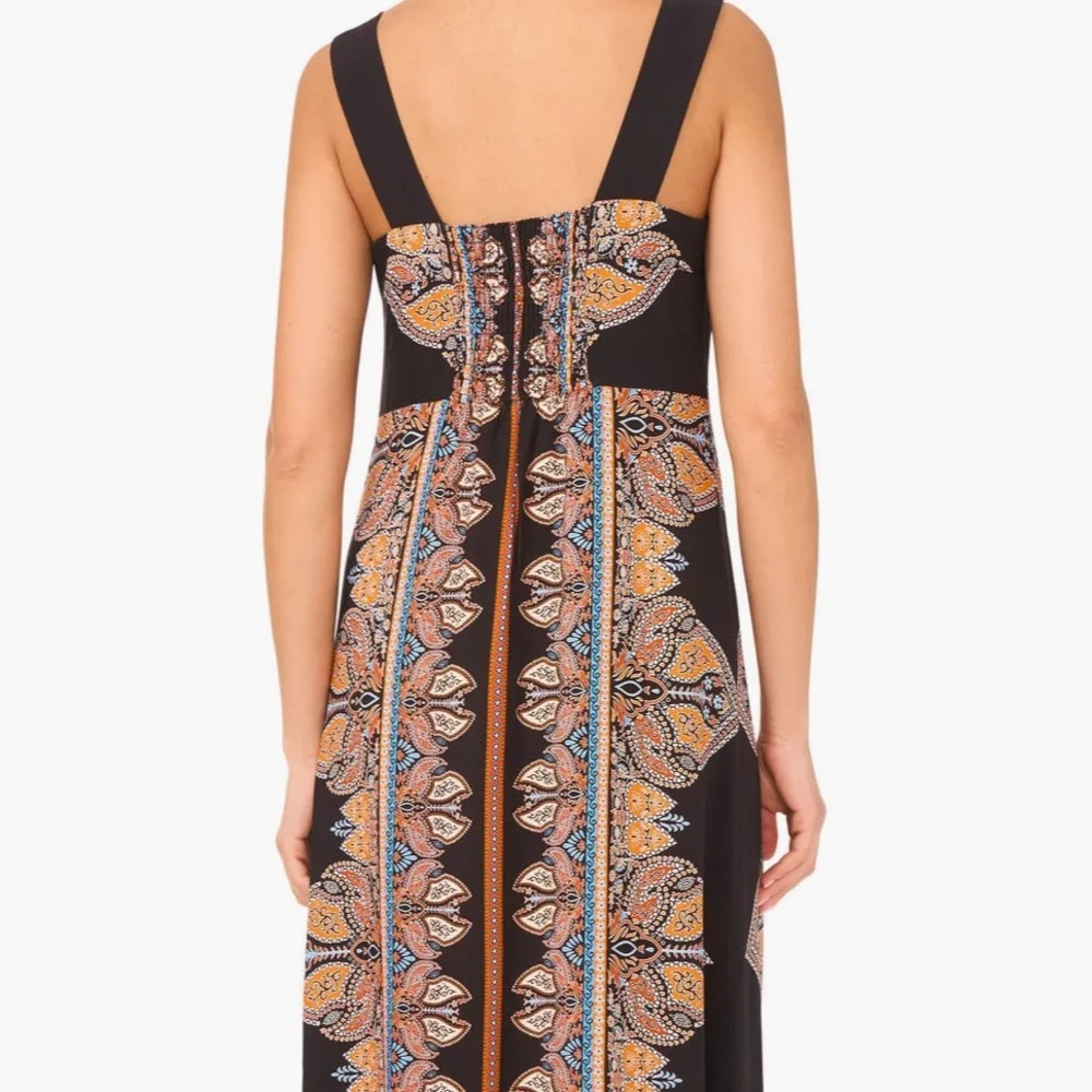 Vince Camuto Printed Sleeveless Maxi Dress - XL - NWT - Picture 2 of 3
